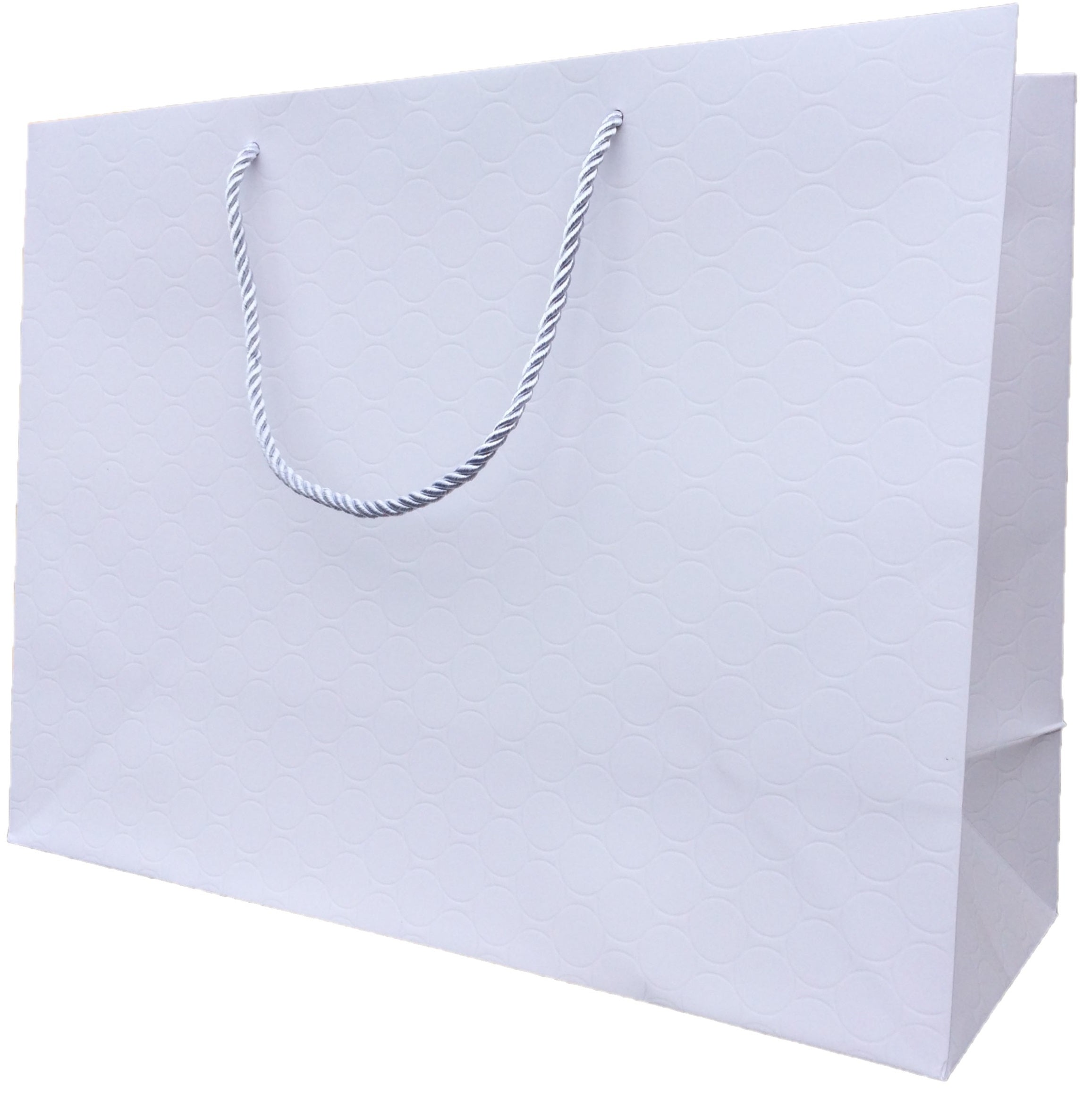 Extra Large White Paper Gift Bags Bulk with Handles 16x12x6 100 Bags Modeeni Packaging