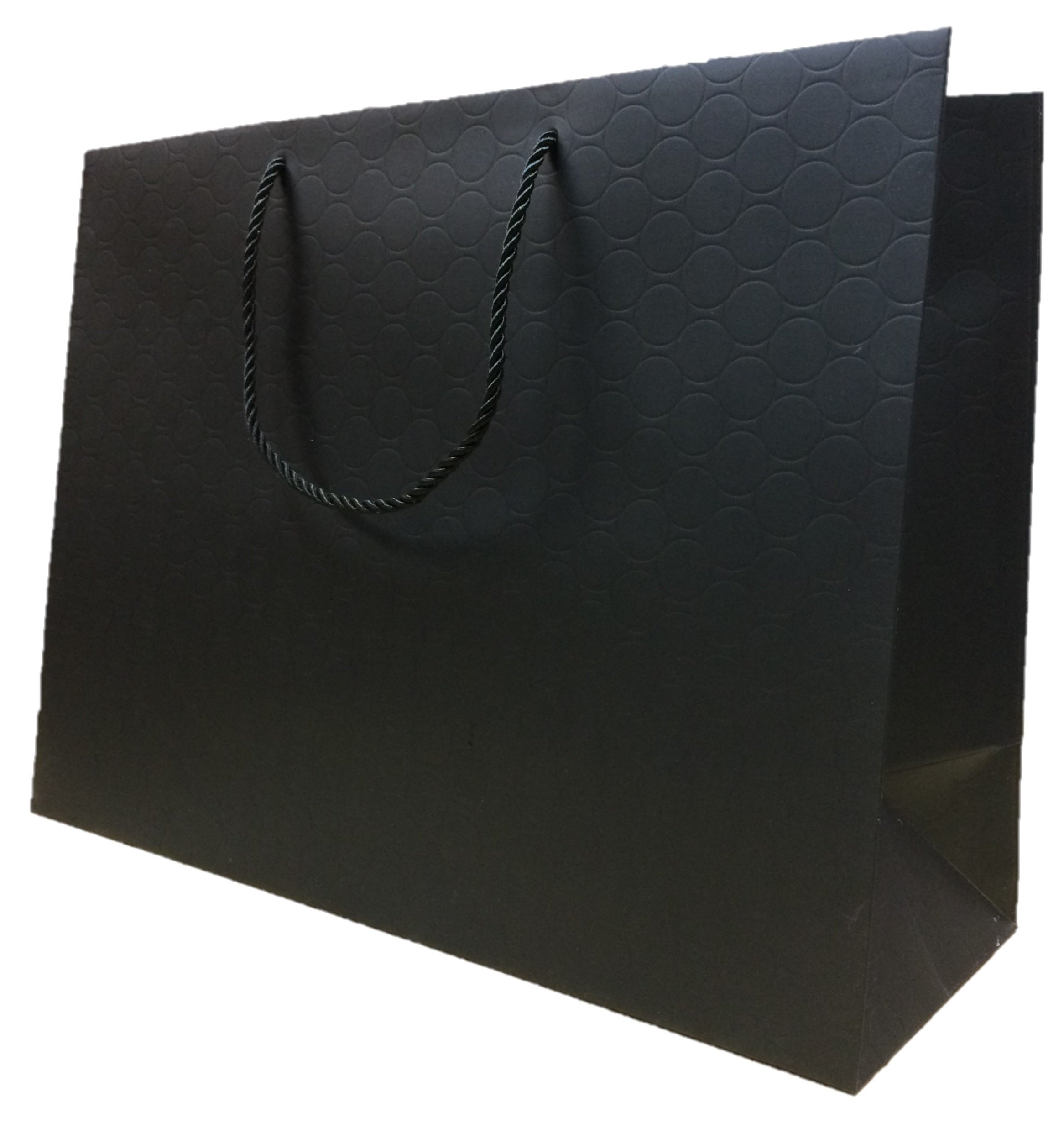 Large black shopping discount bag