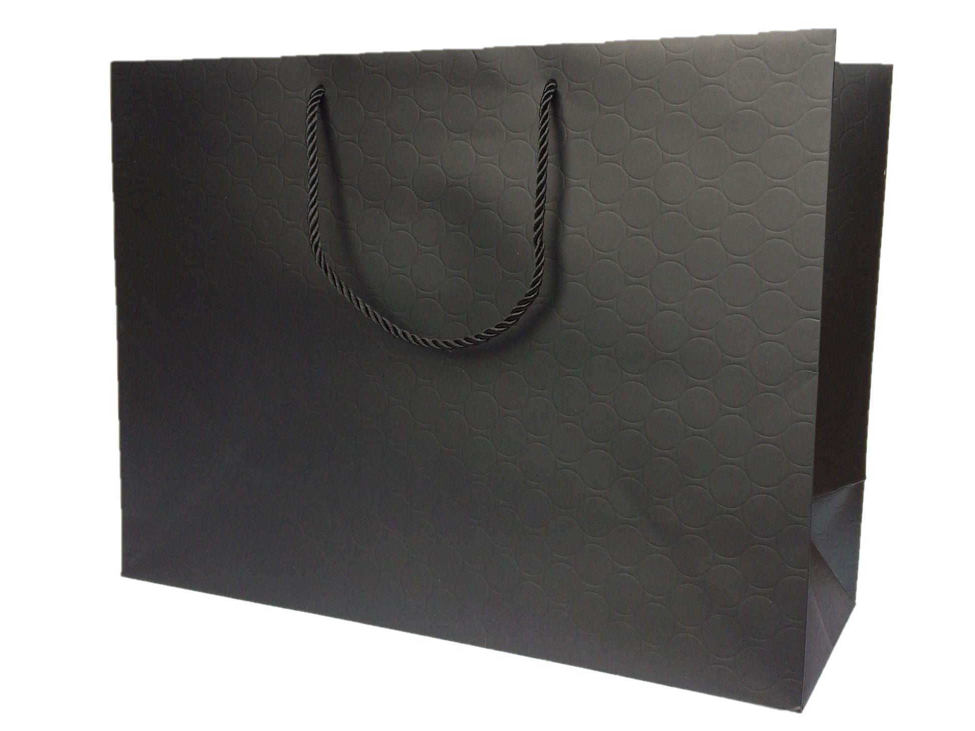 MODEENI 10 Extra Large Black Thank You Bags 16x6x12 Gold Foil Luxury Matte XL Gift Bags Premium Quality Embossed Large Paper Bags Fancy Modern