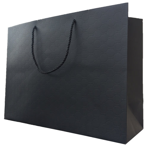 16x6x12 black large gift bag