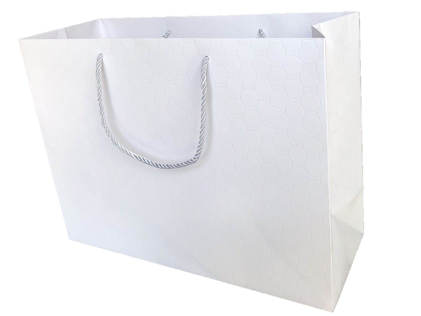 Extra Large White Paper Gift Bags Bulk with Handles 16x12x6 (100 Bags) Big Shopping Matte Luxury Fancy Elegant Embossed for Presents Merchandise Clothing Wedding Birthday Bridal Baby Shower