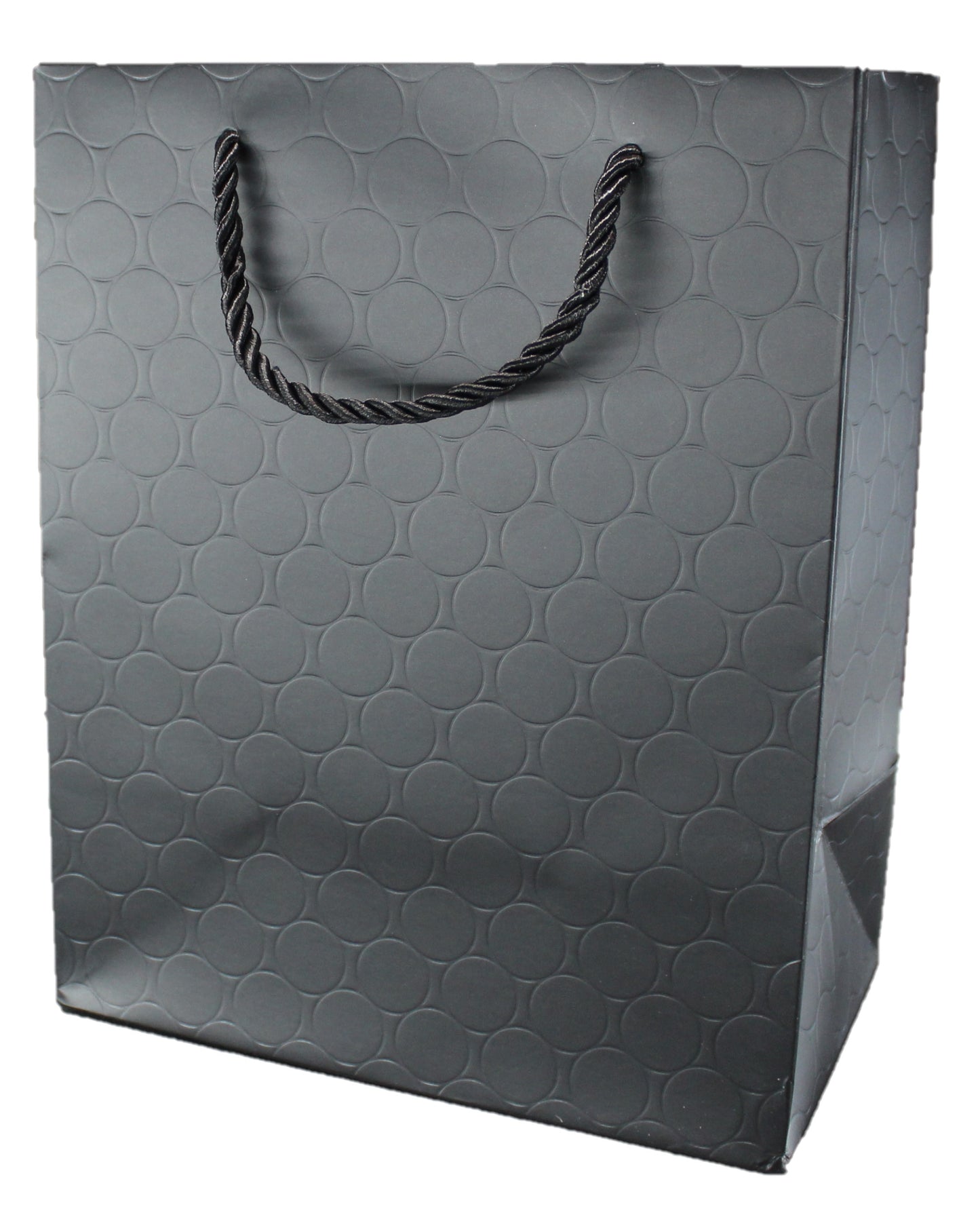 Black Gift Bags with Handles 8x5x10 Luxury Black Paper Shopping Bags